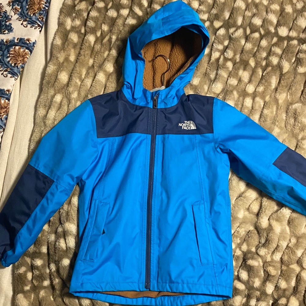 The North Face Blue and Navy Hooded Jacket